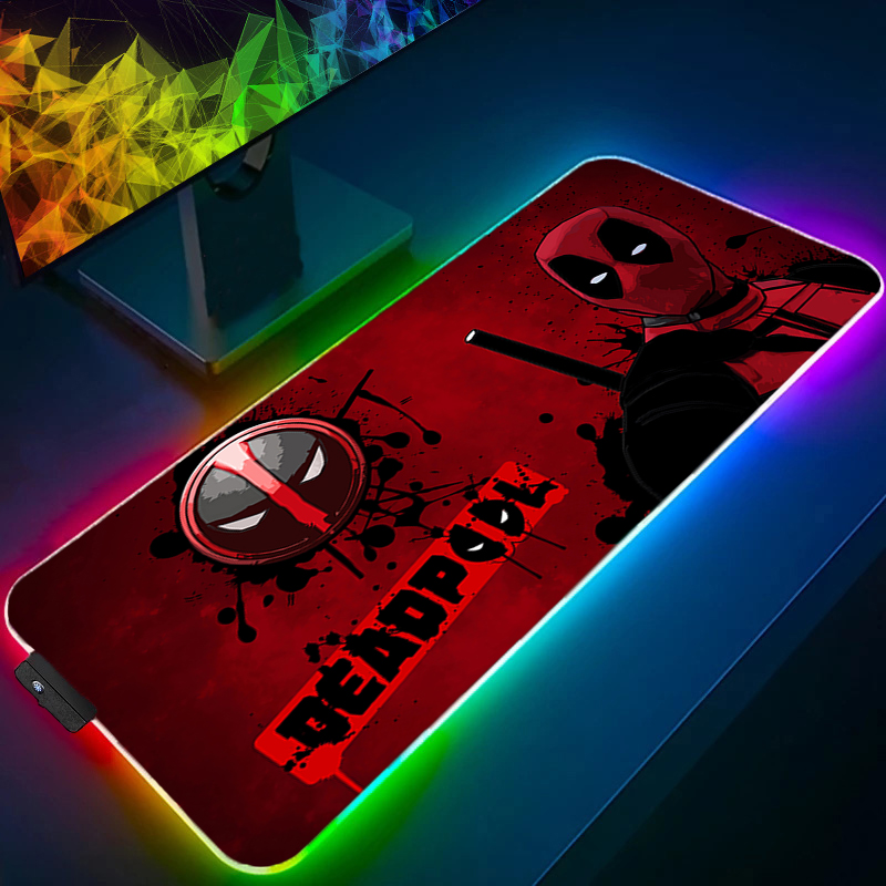 Gaming Zone Accessories - Led mouse pad jogos backlight lock