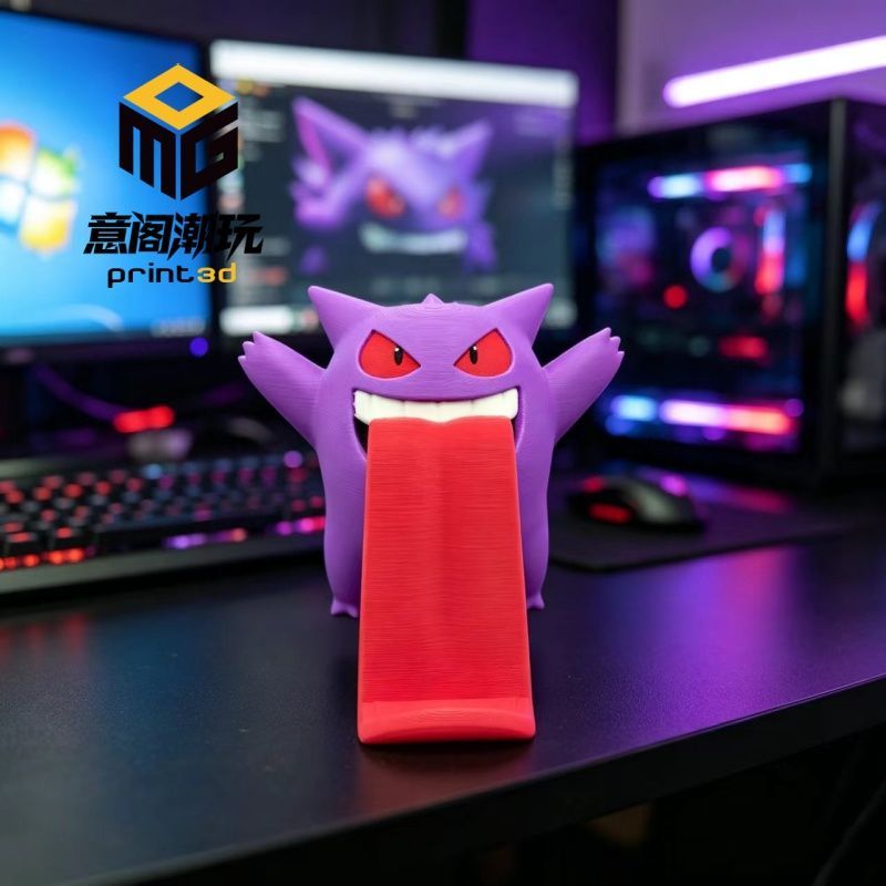 Gaming Accessories As Gifts - Suporte Criativo para Celular Pokemon Gengar,