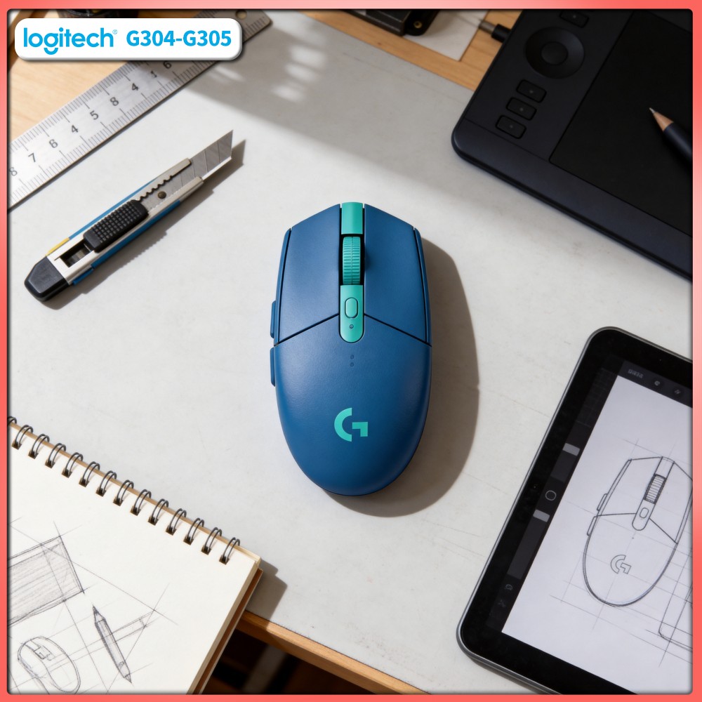 Essential Gaming Accessories - Mouse Gamer Logitech G305 LIGHTSPEED, 12000