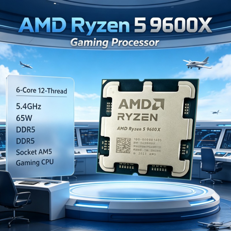 Amd Cpu Ryzen 5 - CPU para Jogos AMD Ryzen R5