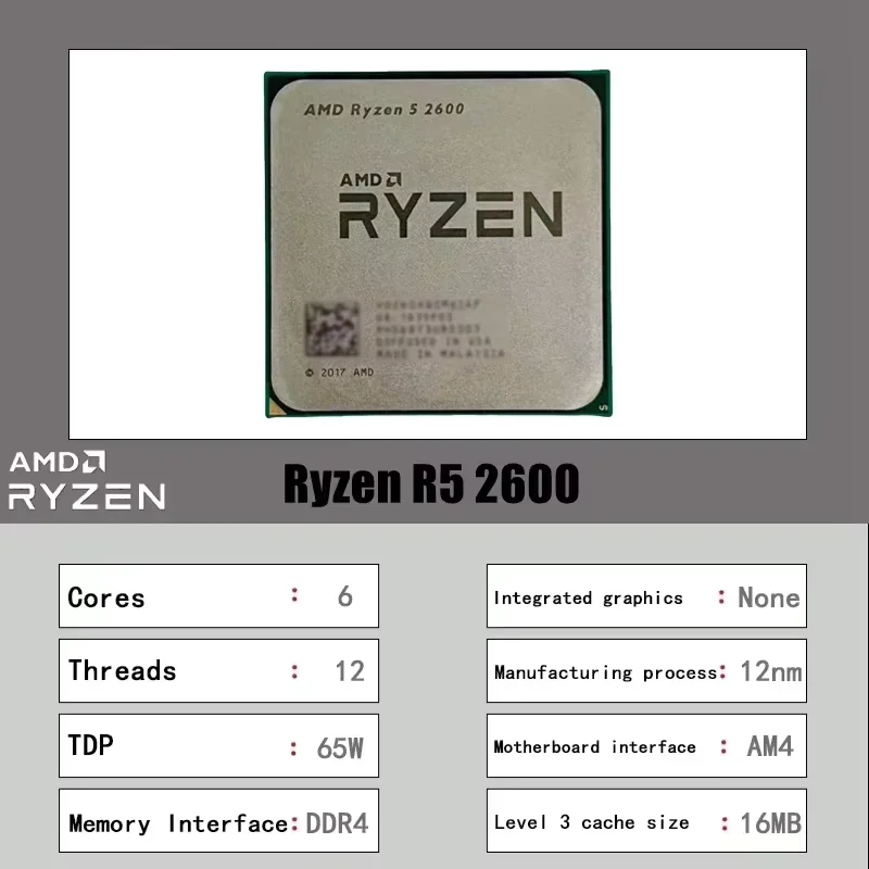 Processador de Desktop para Jo - Amd Cpu Ryzen 5 avaliação e preço