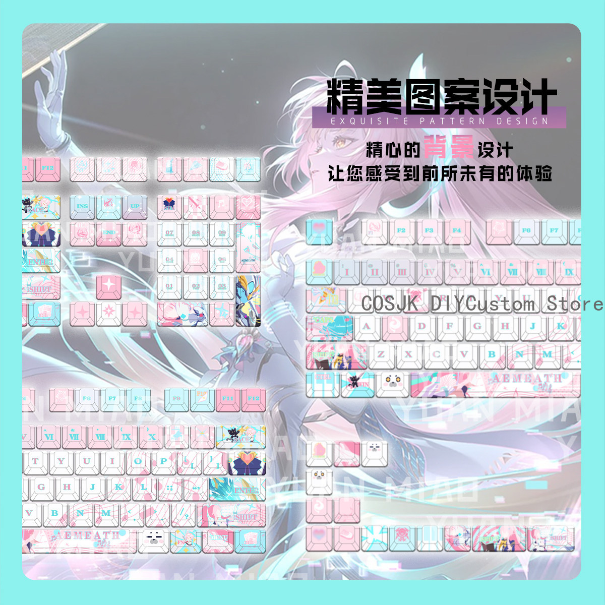 Conjunto de 122 Teclas Anime W - Gaming Accessories Anime avaliação e preço