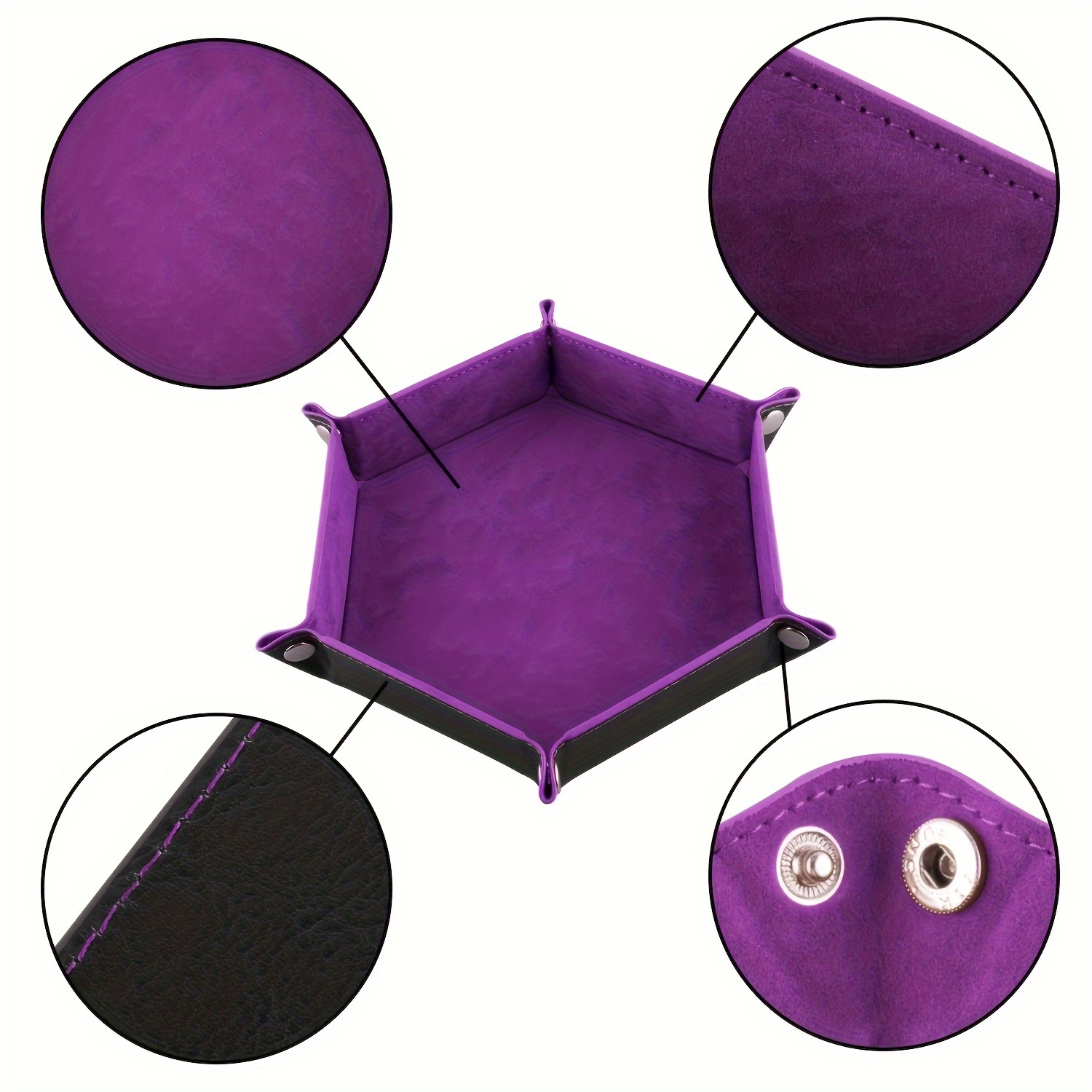 Bandeja de dados hexagonal clá - Essential Gaming Accessories avaliação e preço
