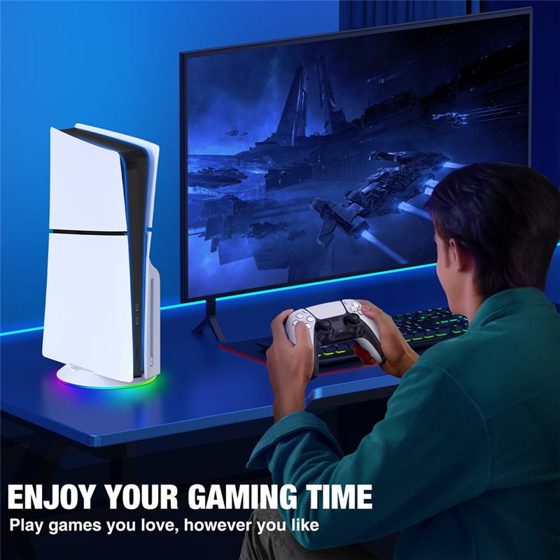 Suporte Vertical AED7 com Luz  - Gaming Accessories Lights avaliação e preço