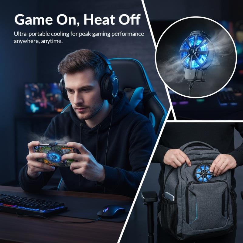 Ventilador Portátil para Celul - Essential Gaming Accessories avaliação e preço