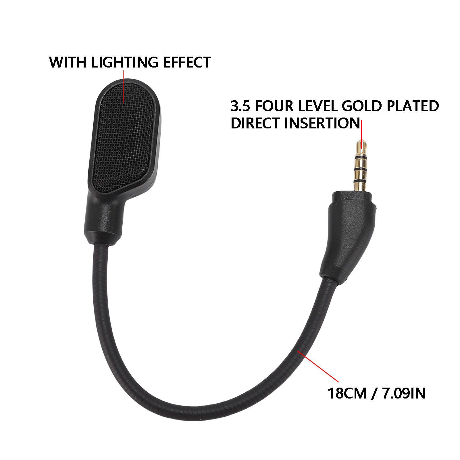 Microfone de Substituição para - Gaming Accessories Lights avaliação e preço