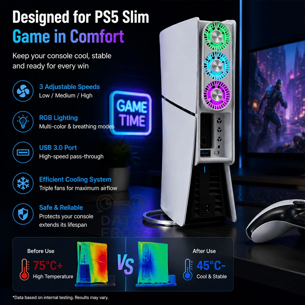 Cooler RGB DATA FROG Compatíve - Essential Gaming Accessories avaliação e preço