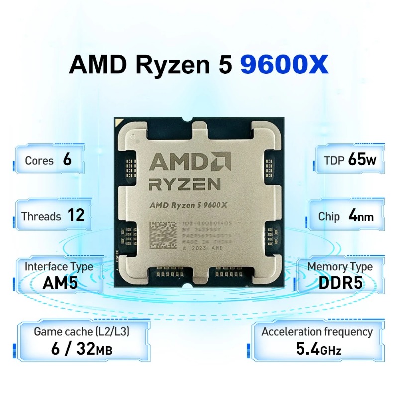 CPU para Jogos AMD Ryzen R5 96 - Amd Cpu Ryzen 5 avaliação e preço
