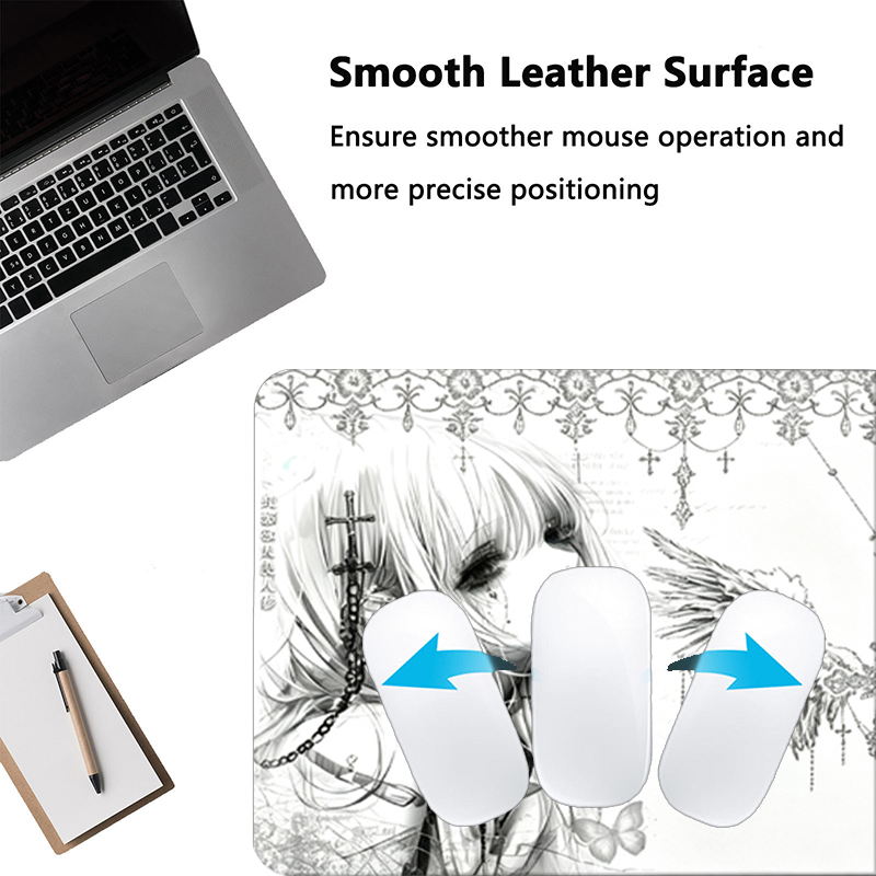 Mousepad de Couro Preto e Bran - Gaming Accessories Anime avaliação e preço