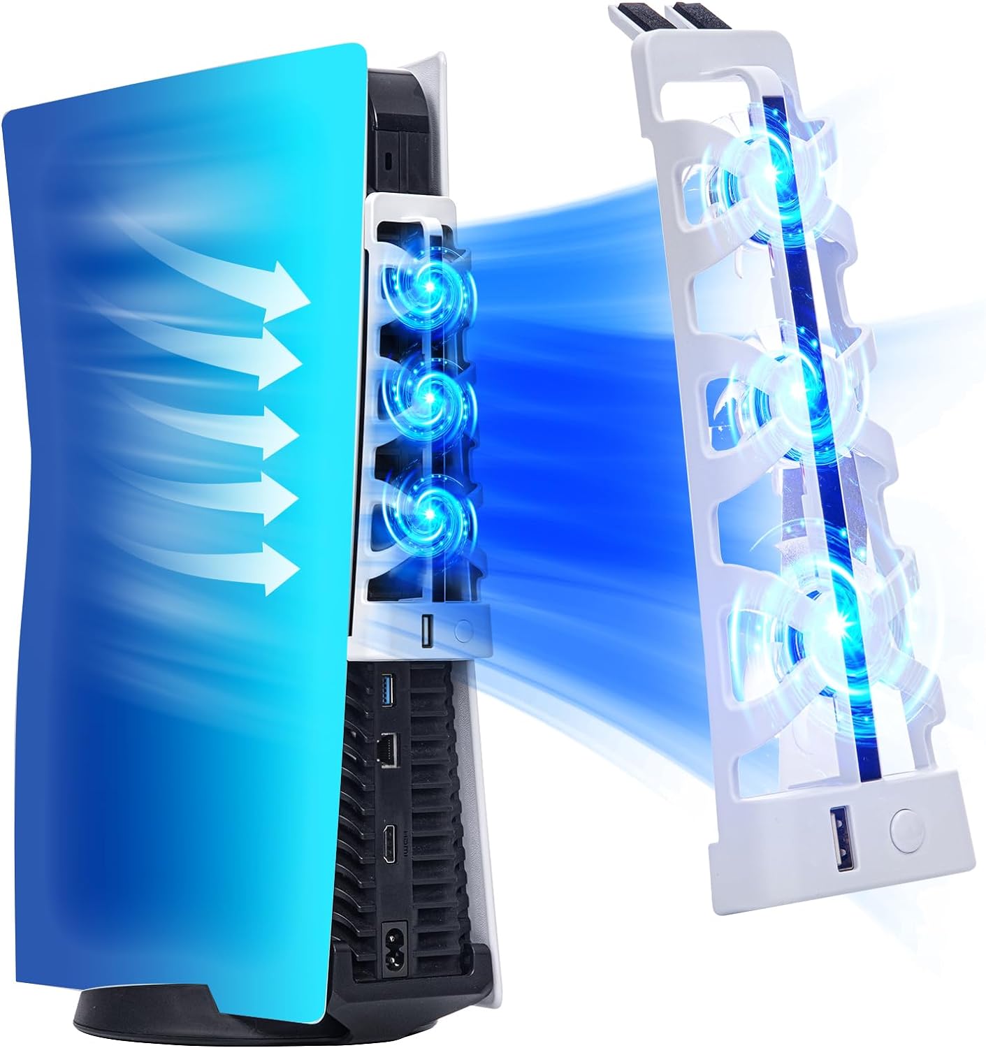 Ventilador Silencioso para PS5 - Gaming Zone Accessories avaliação e preço