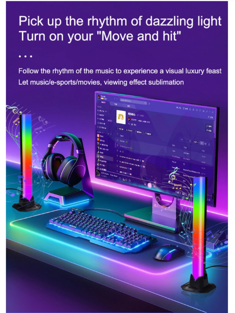 Fita LED com Sincronização Mus - Essential Gaming Accessories avaliação e preço